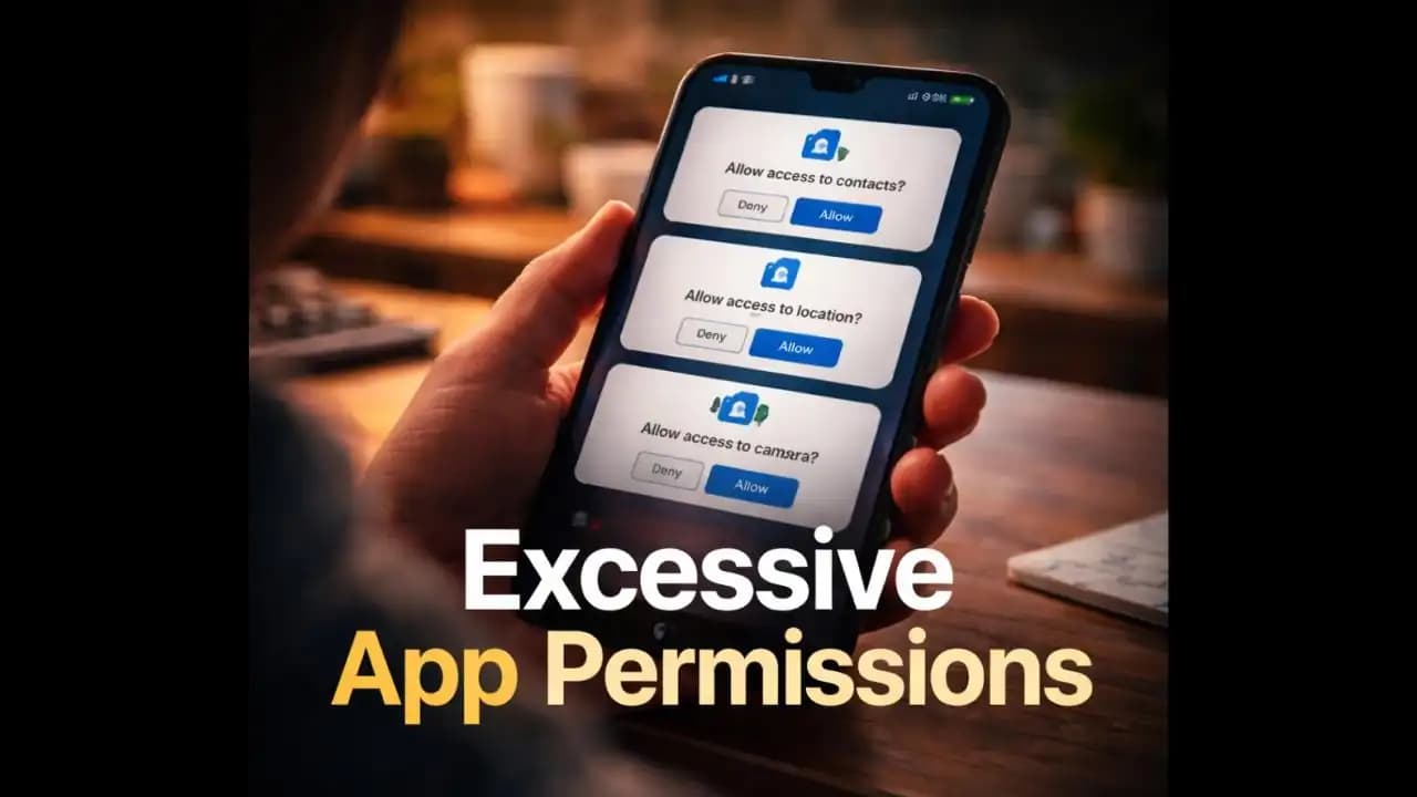 Android smartphone showing multiple app permission requests during installation