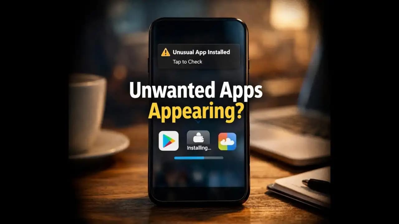 Android phone installing apps automatically without user permission