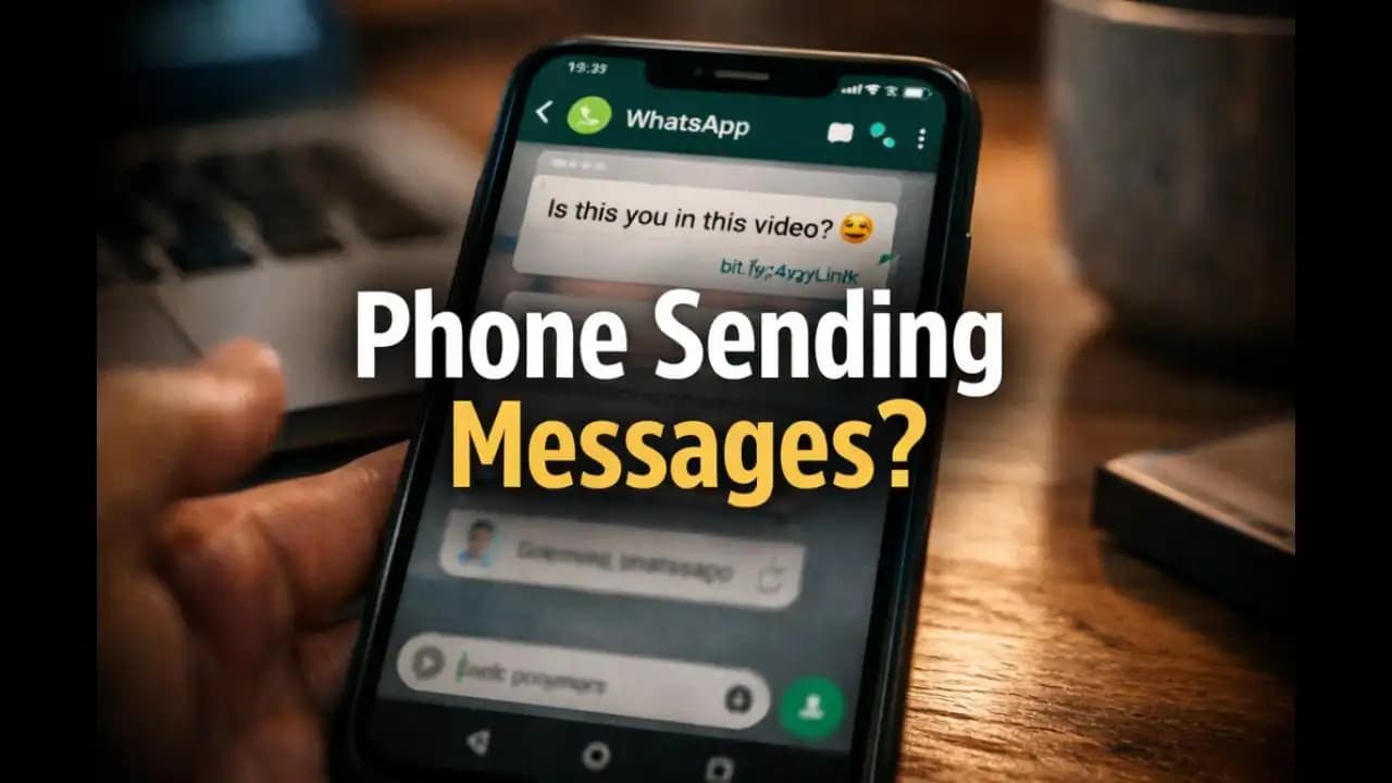 Smartphone sending messages automatically without user interaction