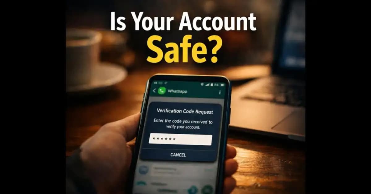 Smartphone security screen showing two step verification enabled for messaging apps