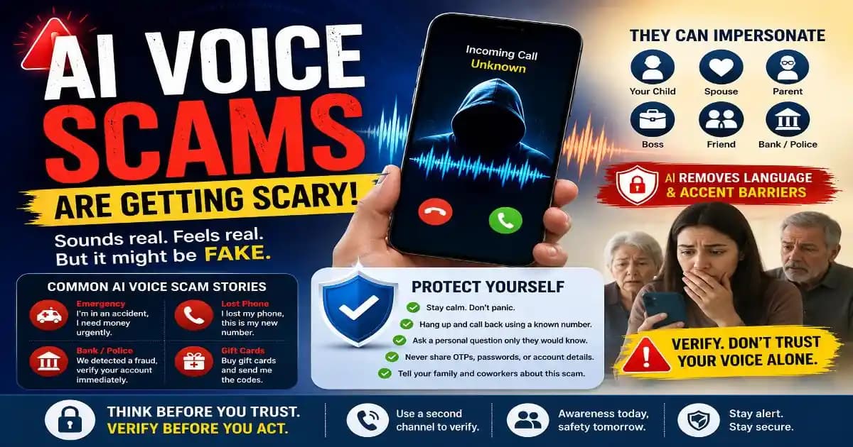 AI voice scams and how to spot a fake voice phone call