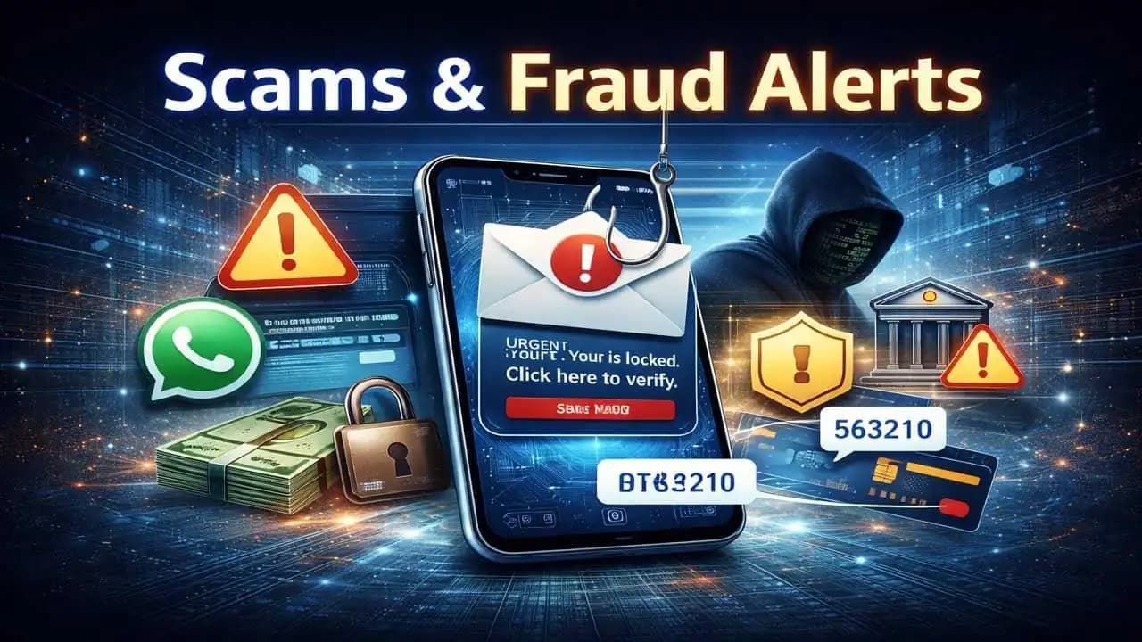 Scams & Fraud Alerts - Cyber Security & Digital Safety