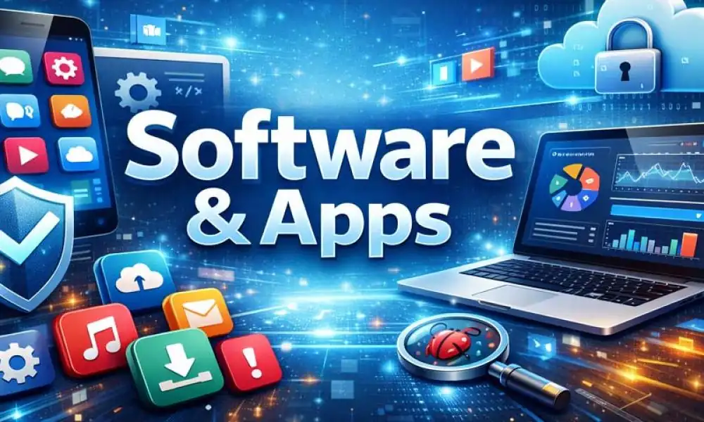 Software and mobile apps updates, features, and security alerts