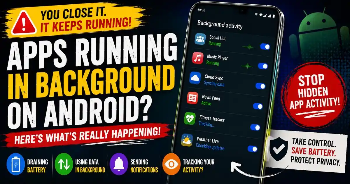 Why Some Apps Continue Running Even After You Swipe Them Away