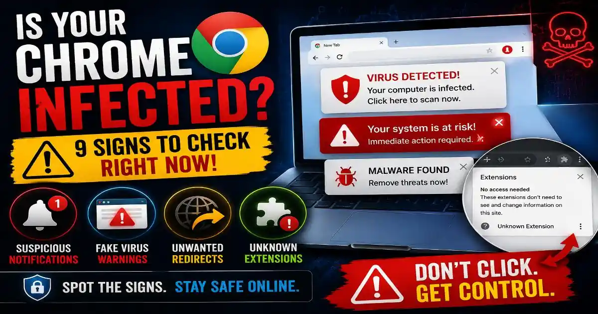 Is Your Chrome Browser Infected? 9 Signs to Check