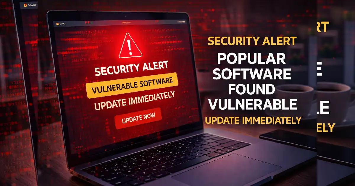 Security Alert: Popular Software Found Vulnerable – Update Immediately