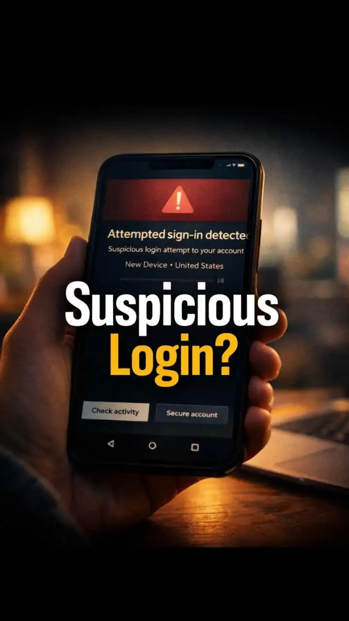 Sign In Alert Suspicious Login Attempt What to Do After a Security Alert